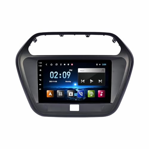Image of Trony 9 inch Android 14 Car Stereo for Mahindra TUV300 | 4GB+64GB | CarPlay & Android Auto | Full HD Touch | WiFi | GPS | Bluetooth | DSP Sound | Reverse Camera | Frame | 1 Year Warranty