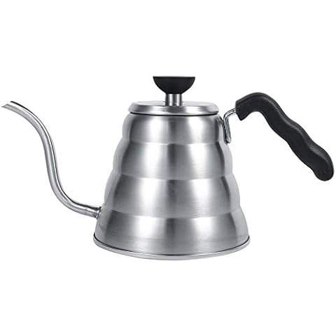 Kaffeekanne, 1L 304 Edelstahl hitzebeständige Teekanne Teekessel Cover