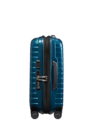 Image of Samsonite Proxis 55 cm Expandable Small Cabin Polypropylene (PP) 8 Wheels Spinner Hard Luggage /Suitcase /Trolley Bag for Travel (Blue)