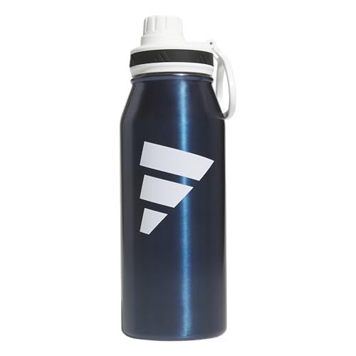 Image of adidas Metal Water Bottle 1L | Double-Wall Insulated, Leak-Resistant Lid, Stays Cold 24 Hours, Stays Hot 12 Hours, Swap-Friendly Lid, Workouts & Daily Use