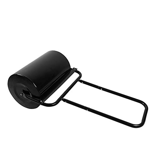 aHUMANs Heavy Duty Garden Roller,38L Garden Roller Metal Garden Hand Grass Lawn Aerator Push/Tow Poly Lawn Roller