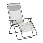 Lafuma Mobilier -Relaxsessel Zero Gravity RT 2 -Klappbarer Liegestuhl für Terrasse, Garten -Strapazierfähiges Batyline®-Gewebe -Mehrpositionenliege, Komfortabel, Roggenbeige
