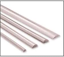 Sterling Silver 925 Half Round Wire 0.6mm (22 Gauge) Half Hard - 1 Meter