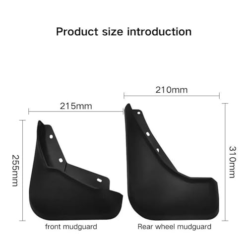Salpicaderas y flaps de barro para vehículos Volvo XC60 modelos 2018 a 2025 3