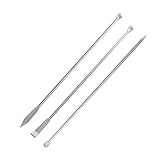 Gatuida 9 Pièces à En Acier Inoxydable Micro-spatule Scoop De Mini Mesure Louche Médici...