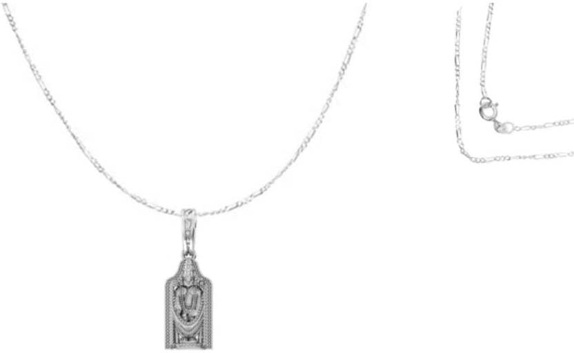 Pendentif argent sterling Dieu Tirupati Bala Ji Figaro, une idée cadeau spirituel unique