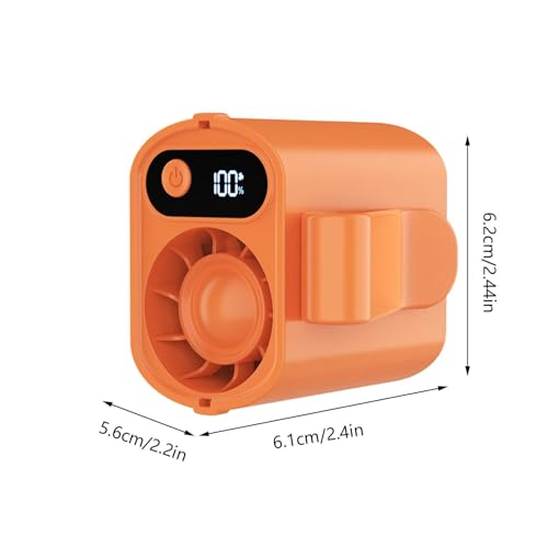 Ventilador de cintura portátil recargable con batería de alto flujo 6