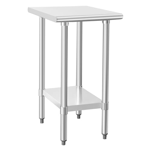 Image of HARDURA Stainless Steel Commercial Table 24x18 Inches