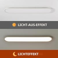 Oninio Lineare LED Deckenleuchte Dimmbar mit Fernbedienung, 100 cm, Weiß – Ansicht 6