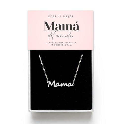 JO LACROIX Collar plata regalo madre joyeria mamá gargantilla regalos originales para mujer, regala joyas unica pulsera mamá JO LACROIX Collar plata regalo madre joyeria mamá gargantilla regalos originales para mujer, regala joyas unica pulsera mamá
