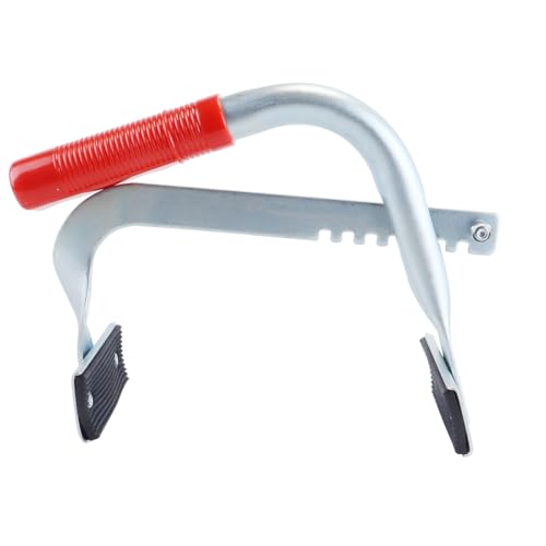ACOLY Elevador de baterías automático con asa de seguridad y almohadillas de goma, ajustable de 14 a 21 cm para sujetar, levantar y transportar baterías de forma segura.