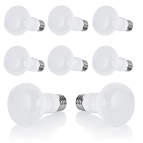 Sweet-LED® - 8 lampadine LED E27 R63, 8 W, 720 lm