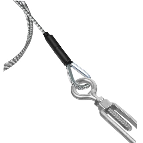 DECHOUS Adjustable Stainless Steel Turnbuckle Strainer for Wire Rope Tension Resistant Minimum for Cable Railing and Shade miniatura 4