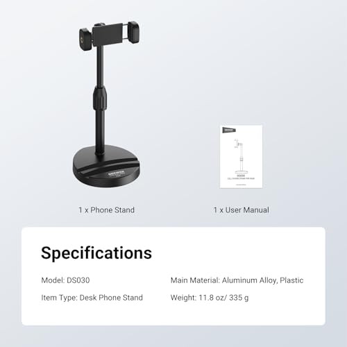 Soporte móvil cama escritorio ajustable compatible con Samsung Android 7