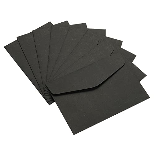 Mini enveloppes en papier noir PATIKIL pour accompagner vos cadeaux et mots d'invitation