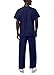 Adar Universal Unisex Scrubs - Unisex Drawstring Scrub Set - 701 - Navy - M