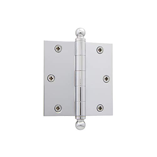 Nostalgic Warehouse Ball-Tip Residential Door Hinge with Square Corners by Nostalgic - Used condition - US$9.49