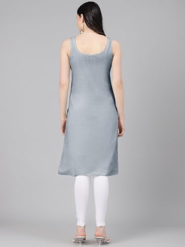 Image of Ada Womens Terivoile Cotton Suit Full Slip /Camisole (Pack of 2) A301831