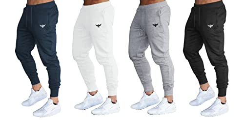 Calça de Moletom Logo Konoa Masculina Jogger Fit Básica (as2, alpha, x_l, regular, regular, Branco)