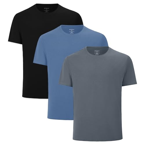 Image of netdraw Men's Ultra Soft Bamboo Viscose Cotton T-Shirt S-3XL