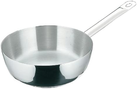 De Buyer Profesional 3462.20N - Sartén redondeada de acero inoxidable (7.9 in)