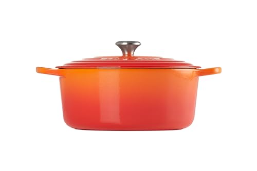 Image of Le Creuset Enameled Cast Iron Signature Round Dutch Oven, 9 qt., Flame