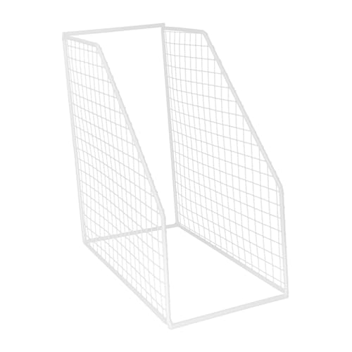 UKCOCO Kitchen Pot Rack Two-layer Standing Shelf White Iron Pan Organizer Table Top Organizer Corner Storage Shelf for Household Kitchen Countertop with Wear-resistant Design