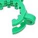 CHICAMPERA 12pcs Green #24 Plastic Glass Interface Clamps Matte Finish Connector Clips for Glassware Fixing and Cable Retaining in Lab and Industrial Use