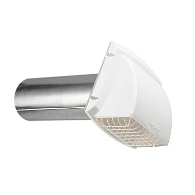 PMH4WXZ 4 in. Dryer Vent Exhaust Hood Wide Mouth with Pest Guard