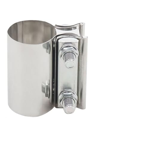 Abrazadera de tubo de escape en acero inoxidable de 50mm para conexion y reparacion