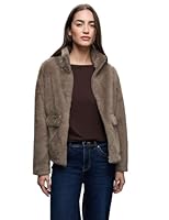 Street One Damen 2005545 Fake Fur Jacke, Teddy Brown, 42