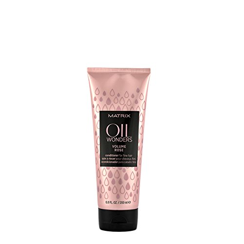 Matrix Oil Wonders Volume Rose Conditioner | Infused With Rose Hip Seed Oil Nourishes Fine Hair | Silicone-Free | 6.8 Fl. Oz.