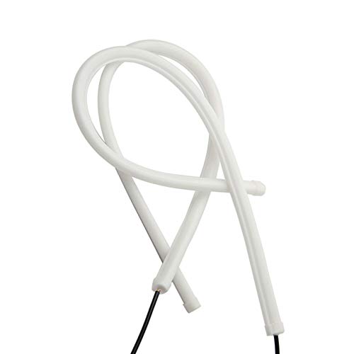 pedkit Farol de carro luz LED de tira macia de silicone 60 CM à prova d'água luz diurna luz decorat