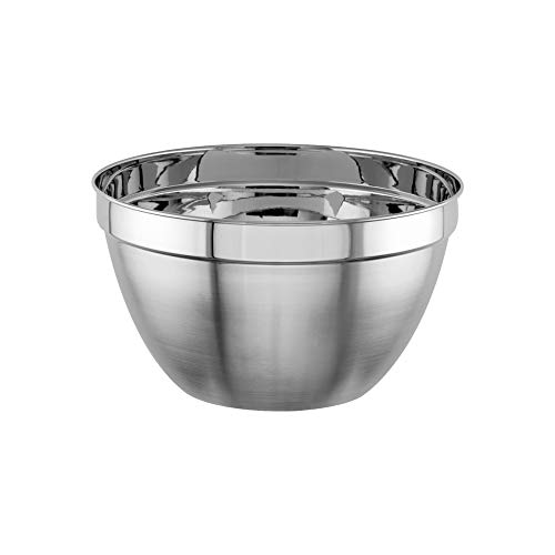 Tazón de acero inoxidable en forma de V 3 QT