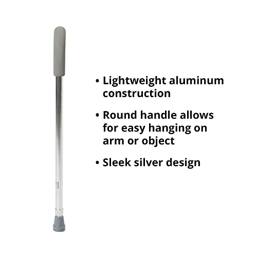 McKesson Walking Cane with Foam Round Handle, 28 3/4 in, 37 3/4 in, 1 ct | Aluminum - image 2