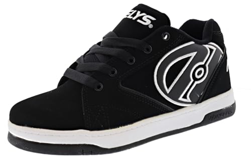 Heelys Boy's Propel 2.0 (Little Kid/Big Kid/Adult) Black/White 5 Big Kid