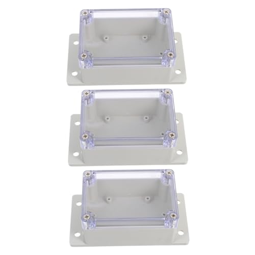 Boîtier étanche pour prises lot de 3 boîtiers électriques extérieurs