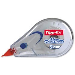 Tipp-Ex Mini Pocket Mouse Correction Tape Roller 5mmx5m Ref 812878 [Pack 10]