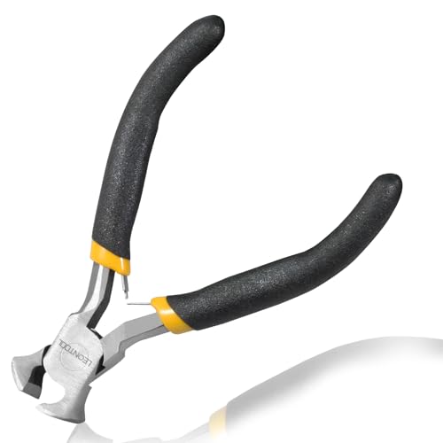 Image of End Cutting Pliers 4.5-Inch Nail Remover Tool Nail Puller Wire Cutters for Crafts End Nipper Staple Remover