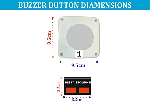 Image of HPC 8 User Quiz Buzzer System for Game Model 202,kids 6+ years