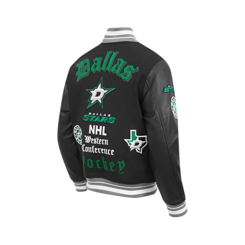 Image of Pro Standard Mens NHL Old English Varsity Jacket