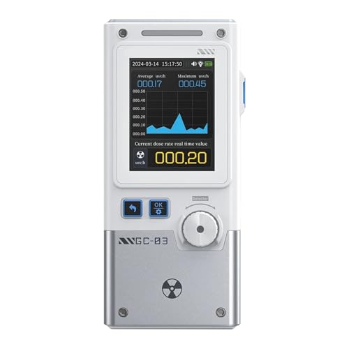 Medidor digital Gauss Meter GC-03 con pantalla color HD 3 en 1