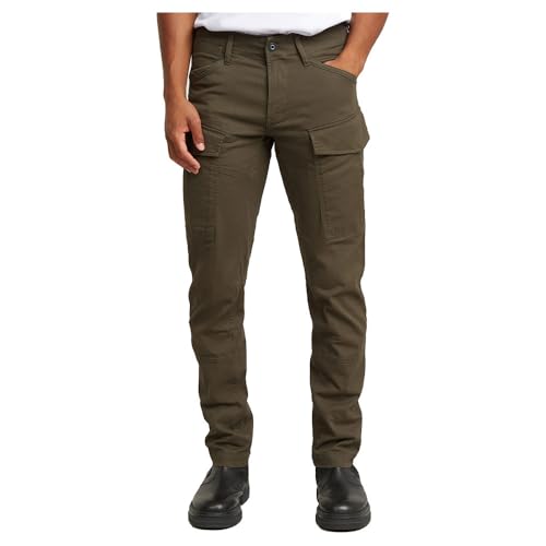 G-STAR Raw Men's Regular Tapered Cargo Pants,Gs Grey,28W x 30L