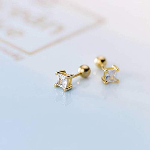 Paire féminine de boucles d'oreilles diamant S925 le cadeau idéal pour elle - 4