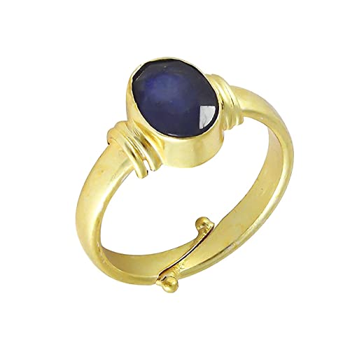 Bague saphir bleu 9,25 Ratti mixte 8,45 carats avec certificat labo
