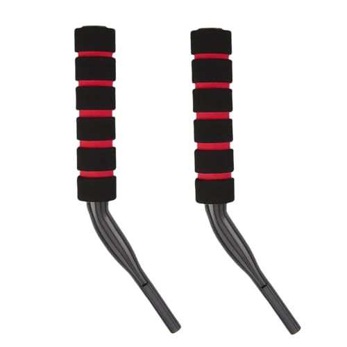 2pcs Wheelchair Brake Extenders Wheelchair Brake Handle Extensions Wheelchair Brake Extension Handles (Black)