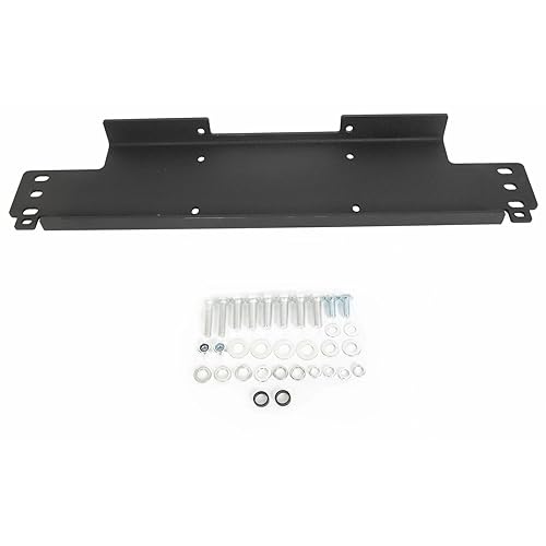 YUOQDKE for Jeep for Wrangler 1987-1995 1997-2006 Yj Tj 2-Door Steel Winch Mounting Plate Lb Left Right Front Upper Lower