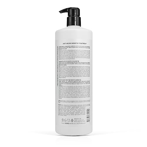 SOBE LUXE - Brazilian Keratin Smoothing Treatment, Blowout Straightening System for Dry and Damaged Hair, 32 Oz, - Forte, Sulfate-Free - Eliminates Curls and Frizz, All Hair Types (Acai Berry) - Image 2