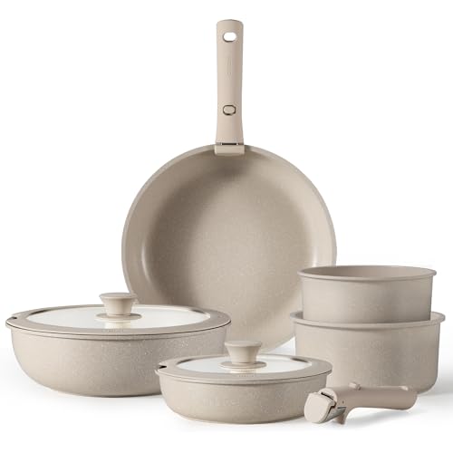 CAROTE 11pcs Pots and Pans Set