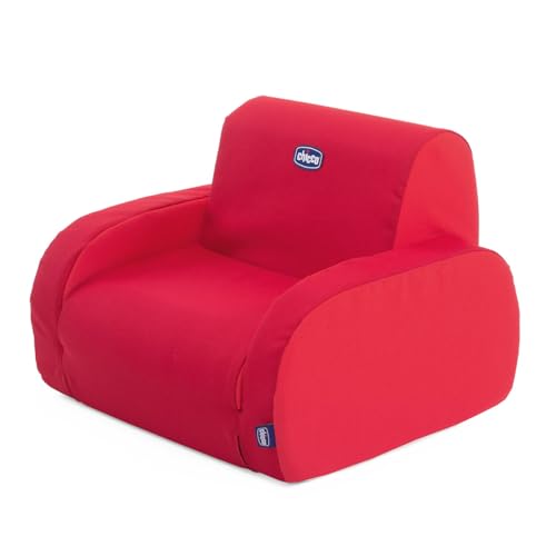 Chicco Twist Chaise pour Enfant Convertible en Chaise Longue et Canap, 3 Configurations, Confortable et Légère, Transformable en 1 Geste, pour Les Enfants à...
